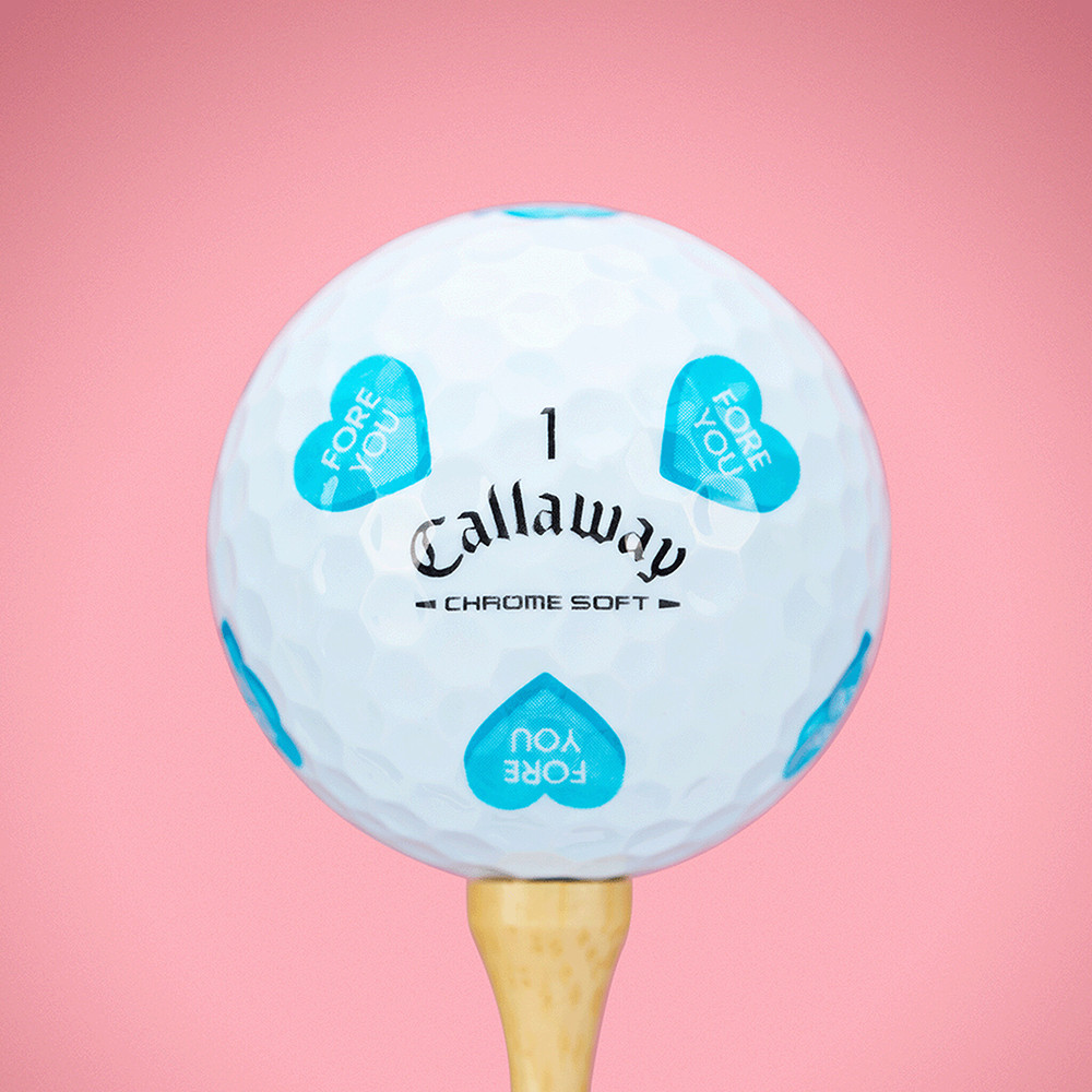 Callaway Chrome Soft Golf Hearts Golf Balls - Maple Hill Golf
